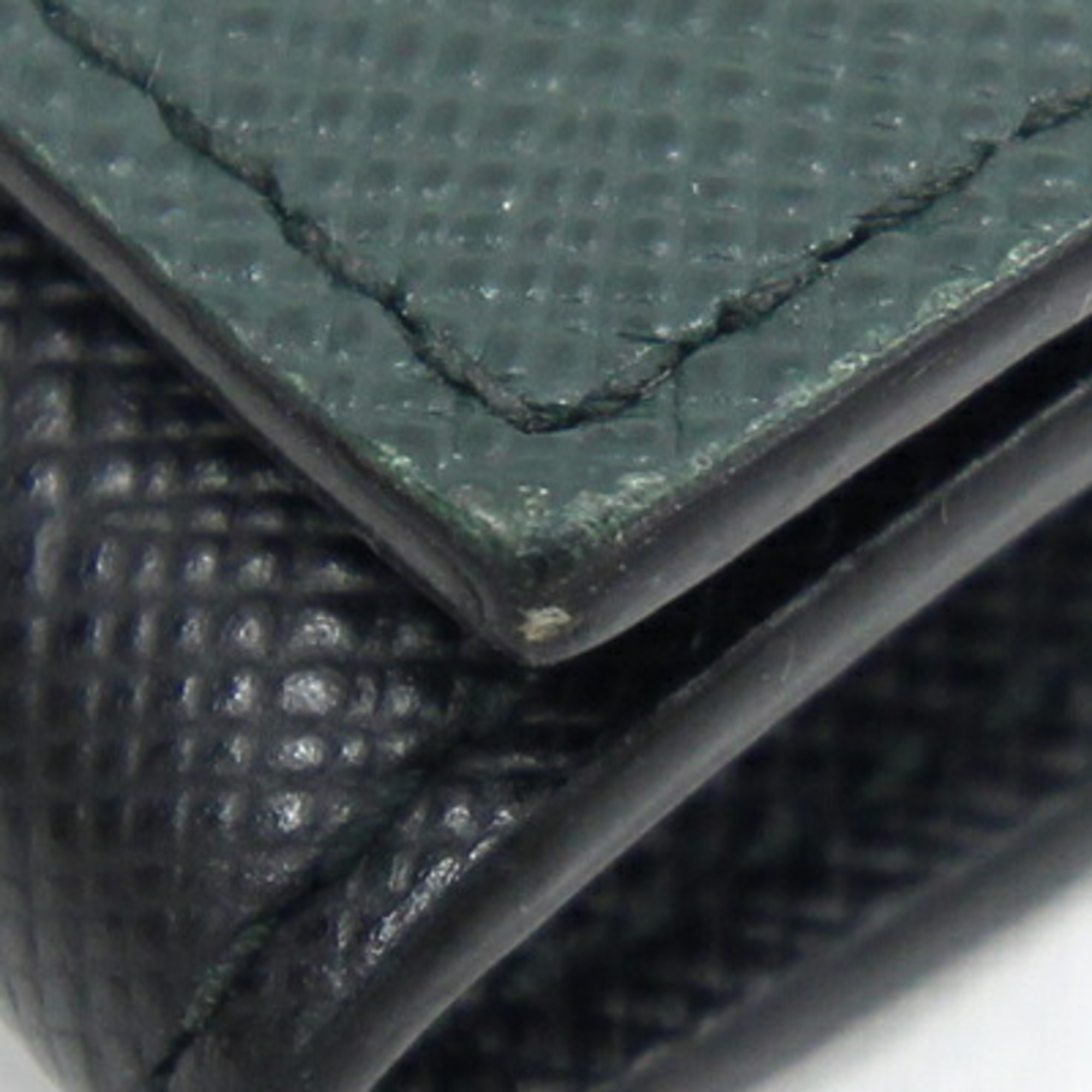 Prada Coin Case 2MM935 Black Blue Green Leather Purse Wallet Men's PRADA
