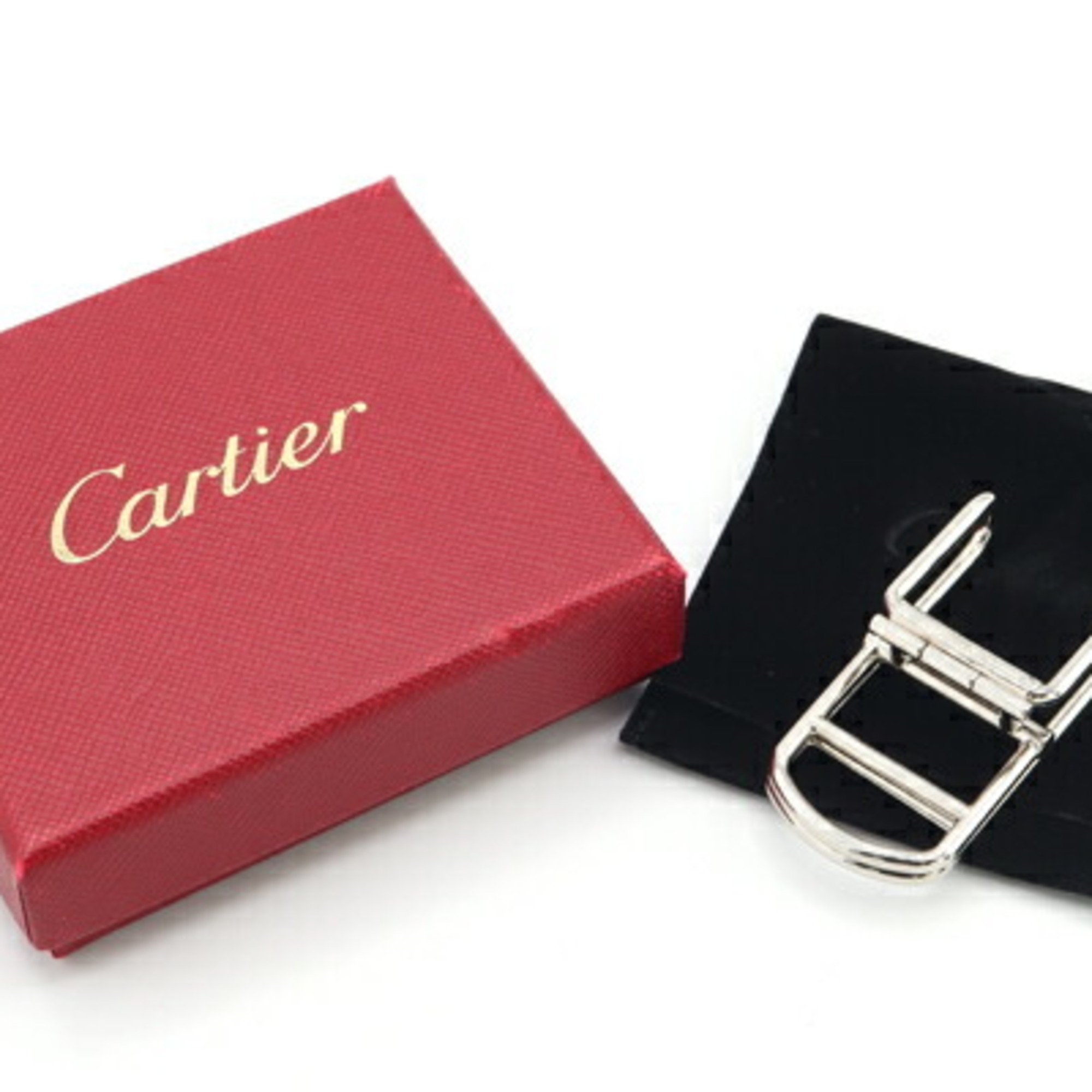 Cartier Money Clip T1220540 Silver Metal Bill Men's