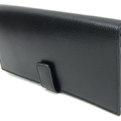 Prada Bi-fold Long Wallet 2MV015 Black Leather Men's PRADA