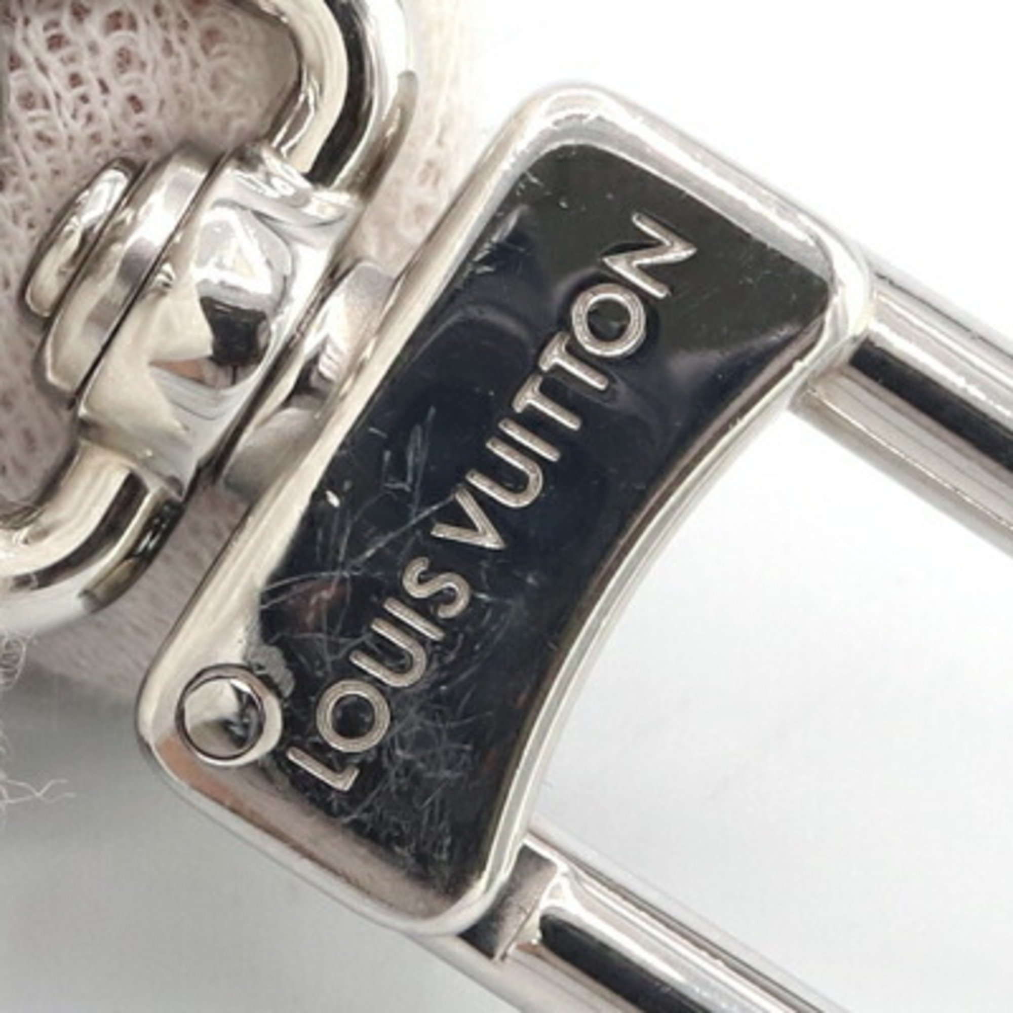 Louis Vuitton Keychain Porto Cle LV Puzzle MP3453 Blue Orange Silver Key Ring Bag Charm LOUIS VUITTON