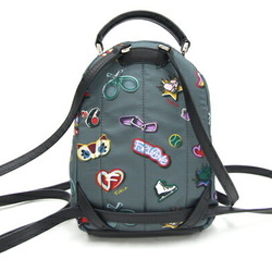 FURLA Backpack Multicolor Nylon Leather for Women
