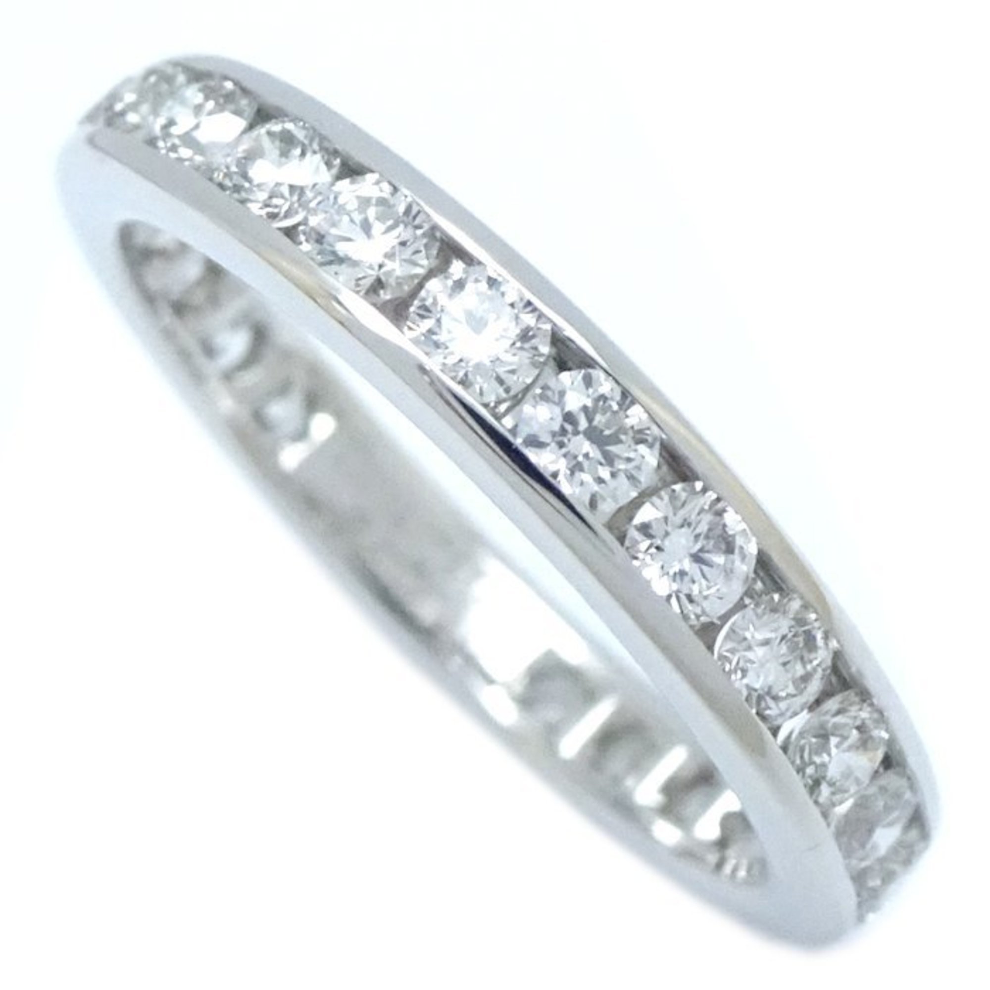 TIFFANY&Co. Tiffany Channel Setting Ring Diamond Pt950 Platinum 291938
