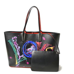 Christian Louboutin Tote Bag Cabata Paris Love Black Multi