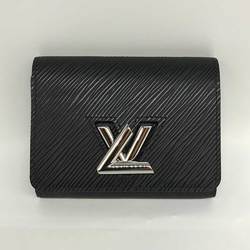 Louis Vuitton Portefeuille Twist Compact Bi-fold Wallet Black Epi Noir GO-14 M64414 LOUIS VUITTON