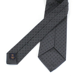 Louis Vuitton Necktie Neo Monogramsim 8cm 100% Silk M75989 Black Monogram LV LOUIS VUITTON A1803