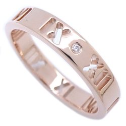 TIFFANY&Co. Tiffany Atlas Ring 4P Diamond 750PG Pink Gold K18RG Rose 291942