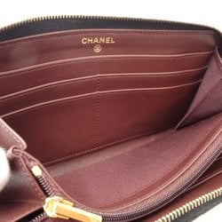 CHANEL Chanel Long Wallet AP0242 Classic Zip Caviar Skin Black 180409