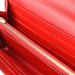 Louis Vuitton Wallet LOUIS VUITTON Long Portefeuille Sarah Vernis Cerise Red M90208