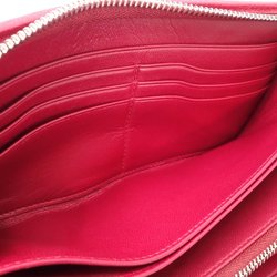 LOEWE Long Wallet 113.95.E07 Round Leather Red 180440
