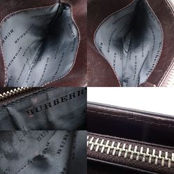 BURBERRY Handbag Nova Check Canvas x Leather Beige Brown 351288