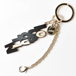 Christian Louboutin Key Ring Holder Charm 1195111 Metal Rubidiana Ling Black Red Gold
