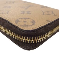LOUIS VUITTON Louis Vuitton Long Wallet M82336 Portefeuille Clemence Monogram Reverse Brown 180481
