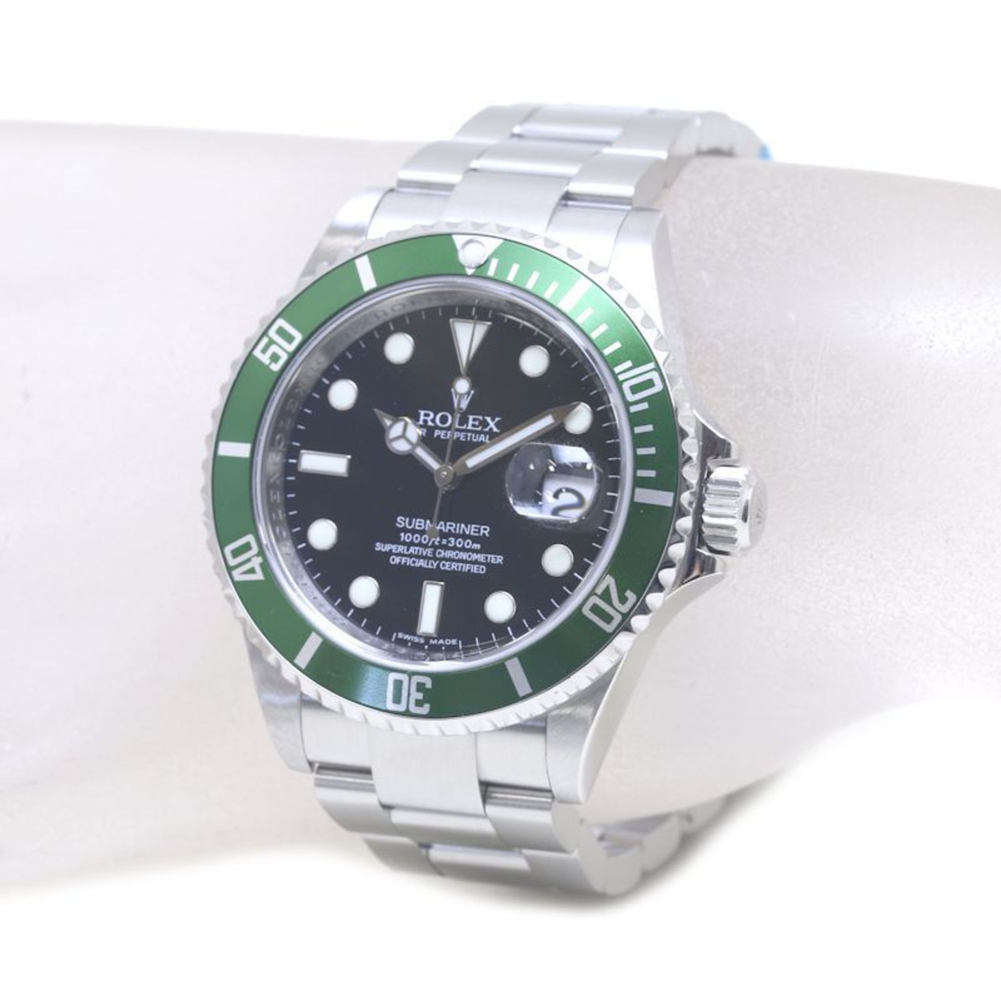 ROLEX Rolex Submariner Date 16610LV Stainless Steel Men's Watch 39465