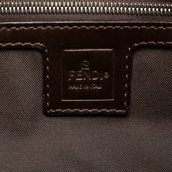 FENDI ZUCCA Handbag Tote Bag 26329 Brown Canvas Leather Women's