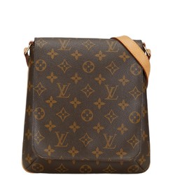 Louis Vuitton Monogram Musette Salsa Short Shoulder Bag M51258 Brown PVC Leather Women's LOUIS VUITTON
