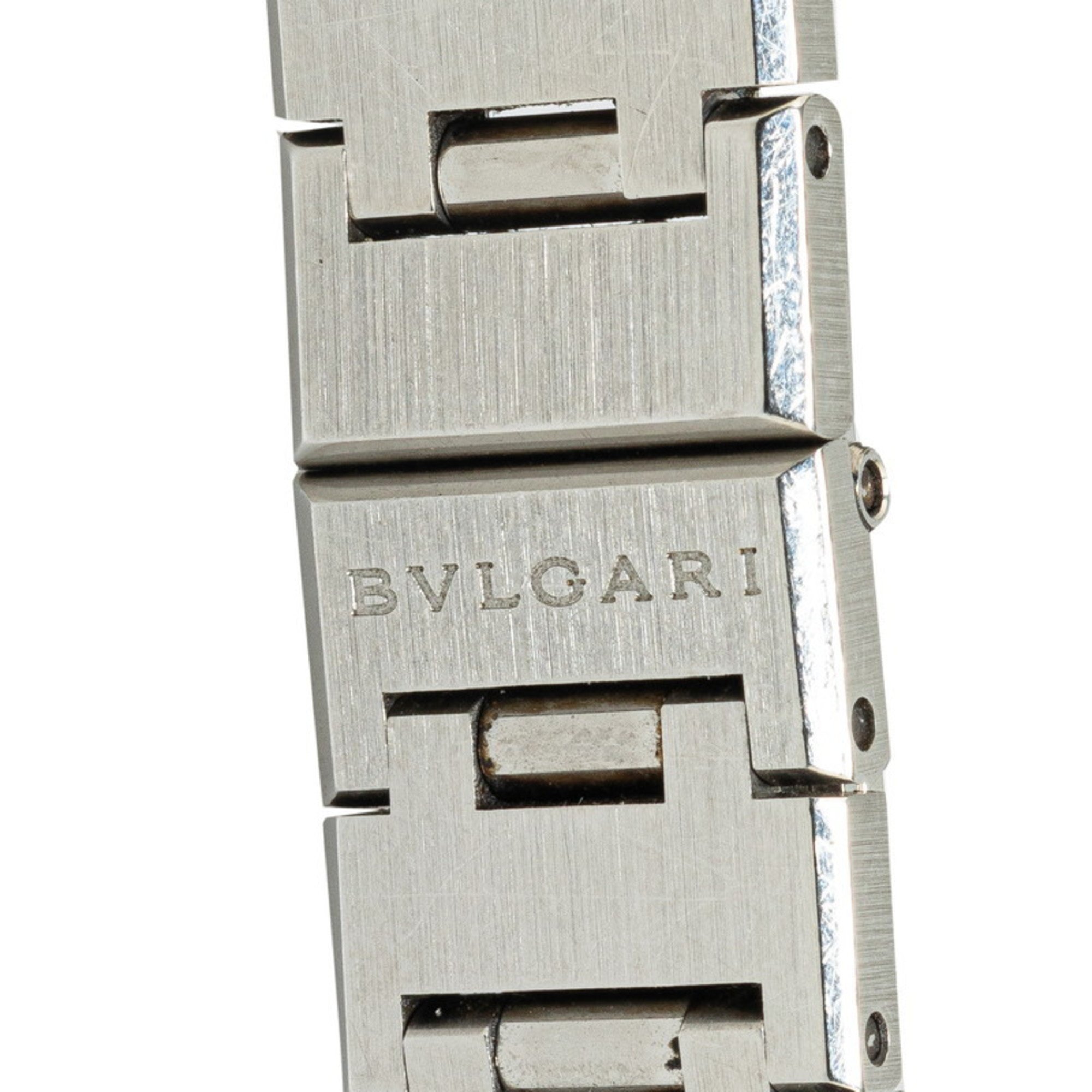 BVLGARI Watch BB23SS Quartz Shell Dial Stainless Steel Women's