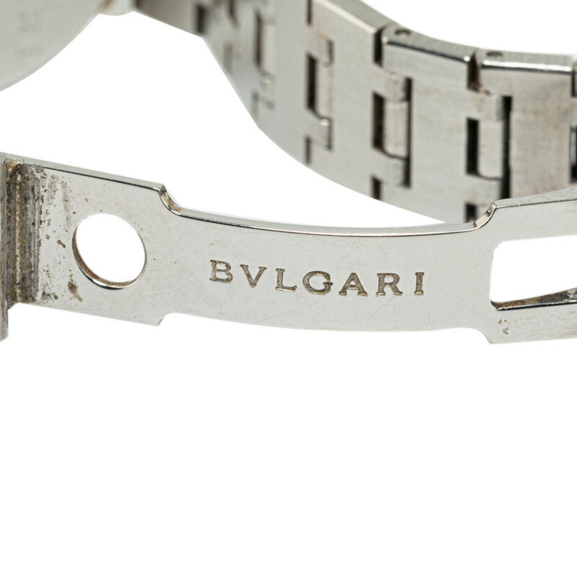 BVLGARI Watch BB23SS Quartz Shell Dial Stainless Steel Women's