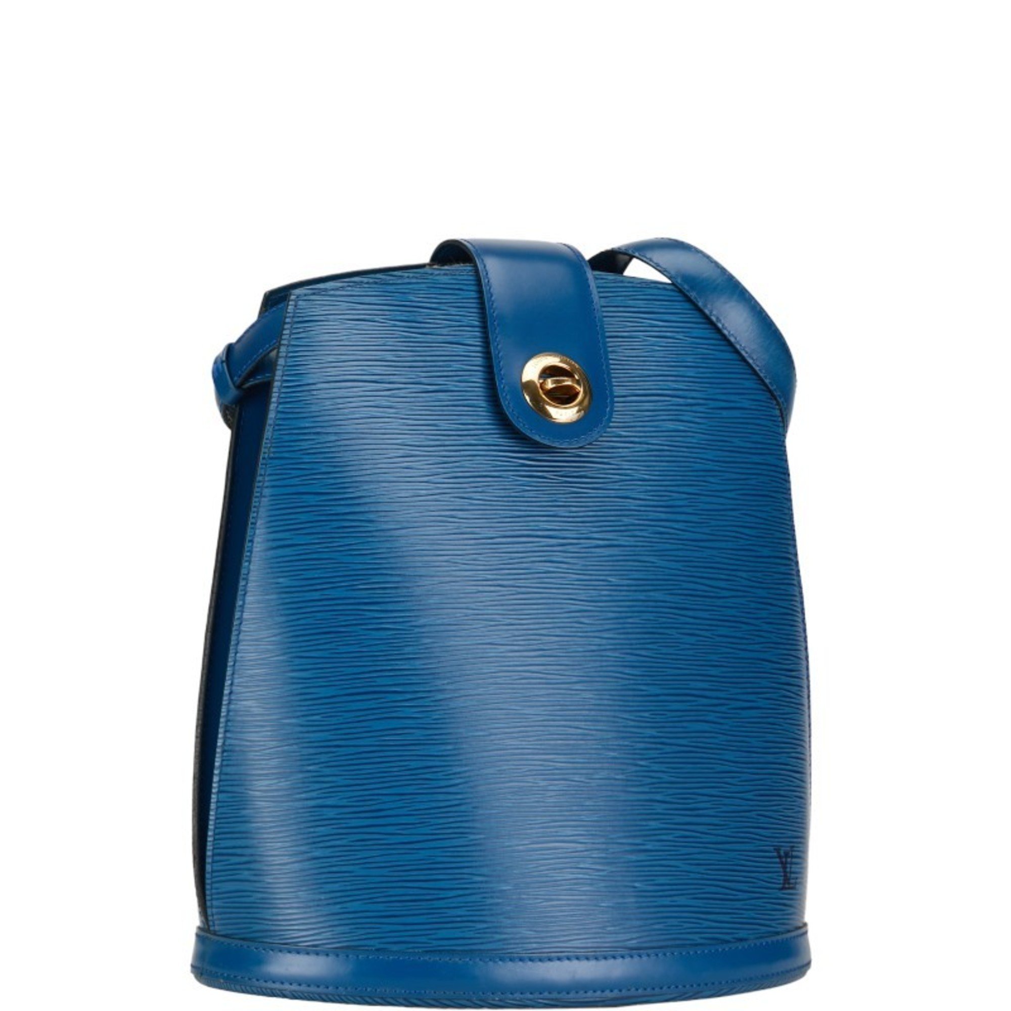 Louis Vuitton Epi Cluny Shoulder Bag M52255 Toledo Blue Leather Women's LOUIS VUITTON