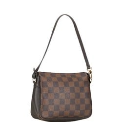 Louis Vuitton Damier Truth Makeup Pouch N51982 Brown PVC Leather Women's LOUIS VUITTON