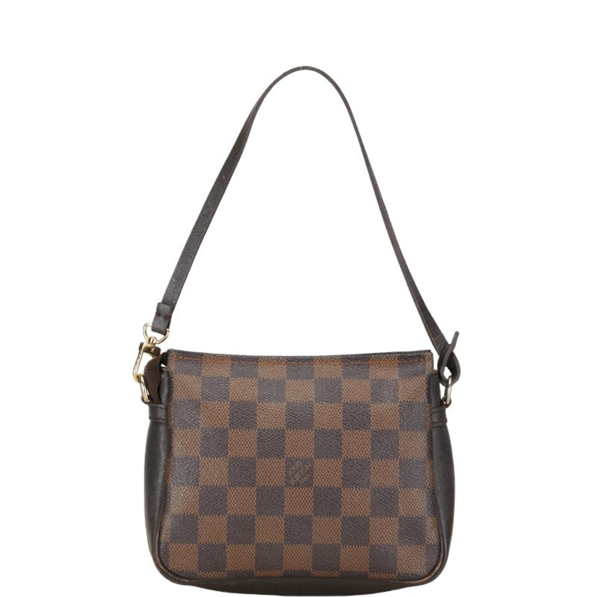 Louis Vuitton Damier Truth Makeup Pouch N51982 Brown PVC Leather Women's LOUIS VUITTON