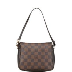 Louis Vuitton Damier Truth Makeup Pouch N51982 Brown PVC Leather Women's LOUIS VUITTON