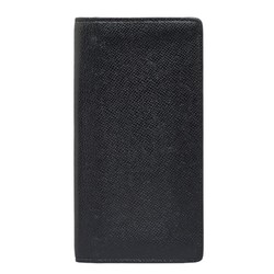 Louis Vuitton Taiga Brother Long Wallet M30501 Black Leather Men's LOUIS VUITTON