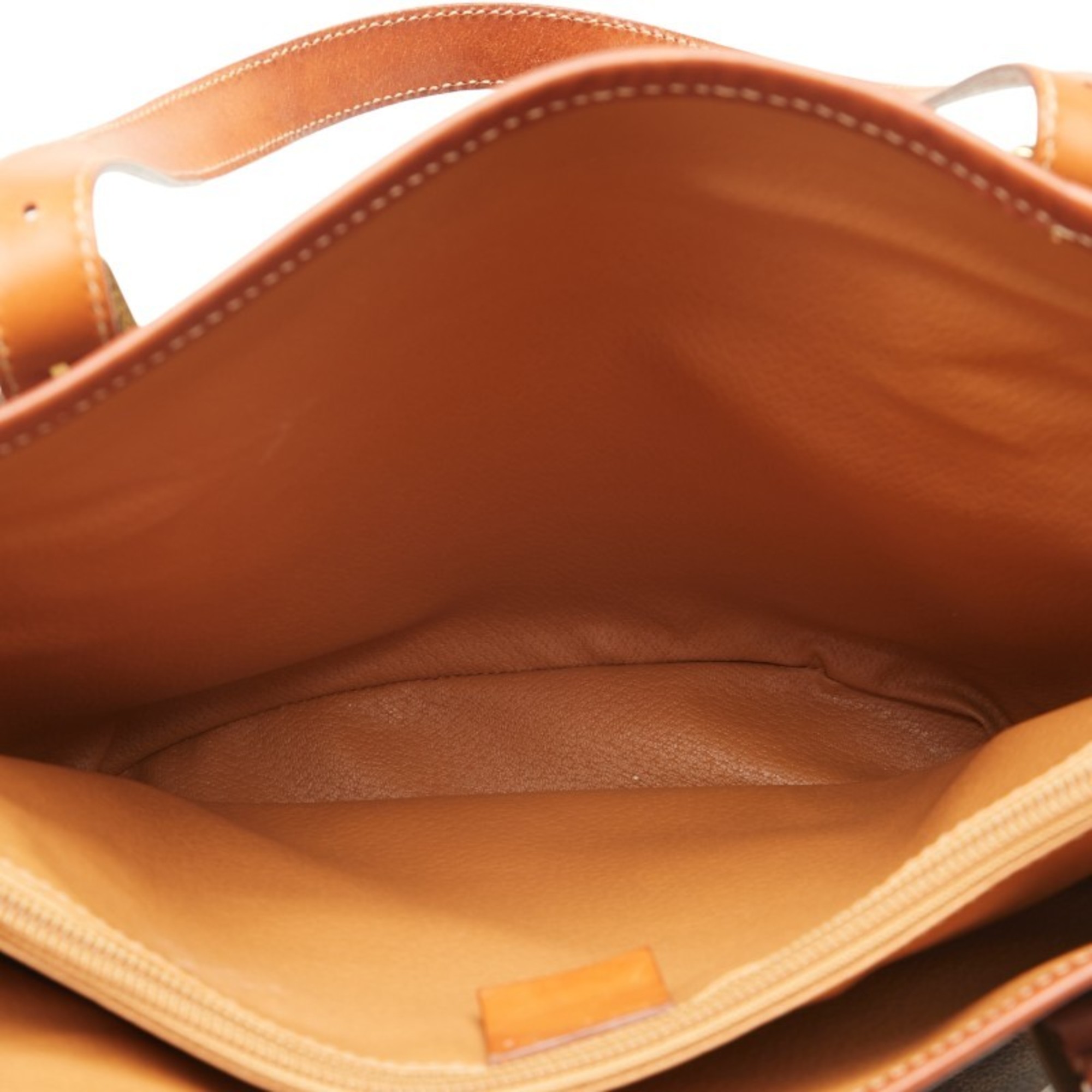 Celine Macadam Tote Bag Handbag Brown PVC Women's CELINE