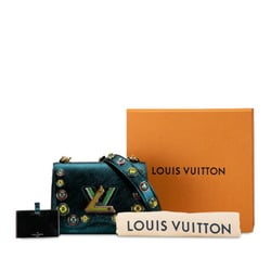 Louis Vuitton Epi Twist PM Studded Chain Shoulder Bag M53092 Green Multicolor Leather Women's LOUIS VUITTON