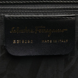 Salvatore Ferragamo Gancini Handbag Shoulder Bag Black Leather Women's