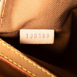 Louis Vuitton Monogram Carriole Boston Bag M40074 Brown PVC Leather Women's LOUIS VUITTON