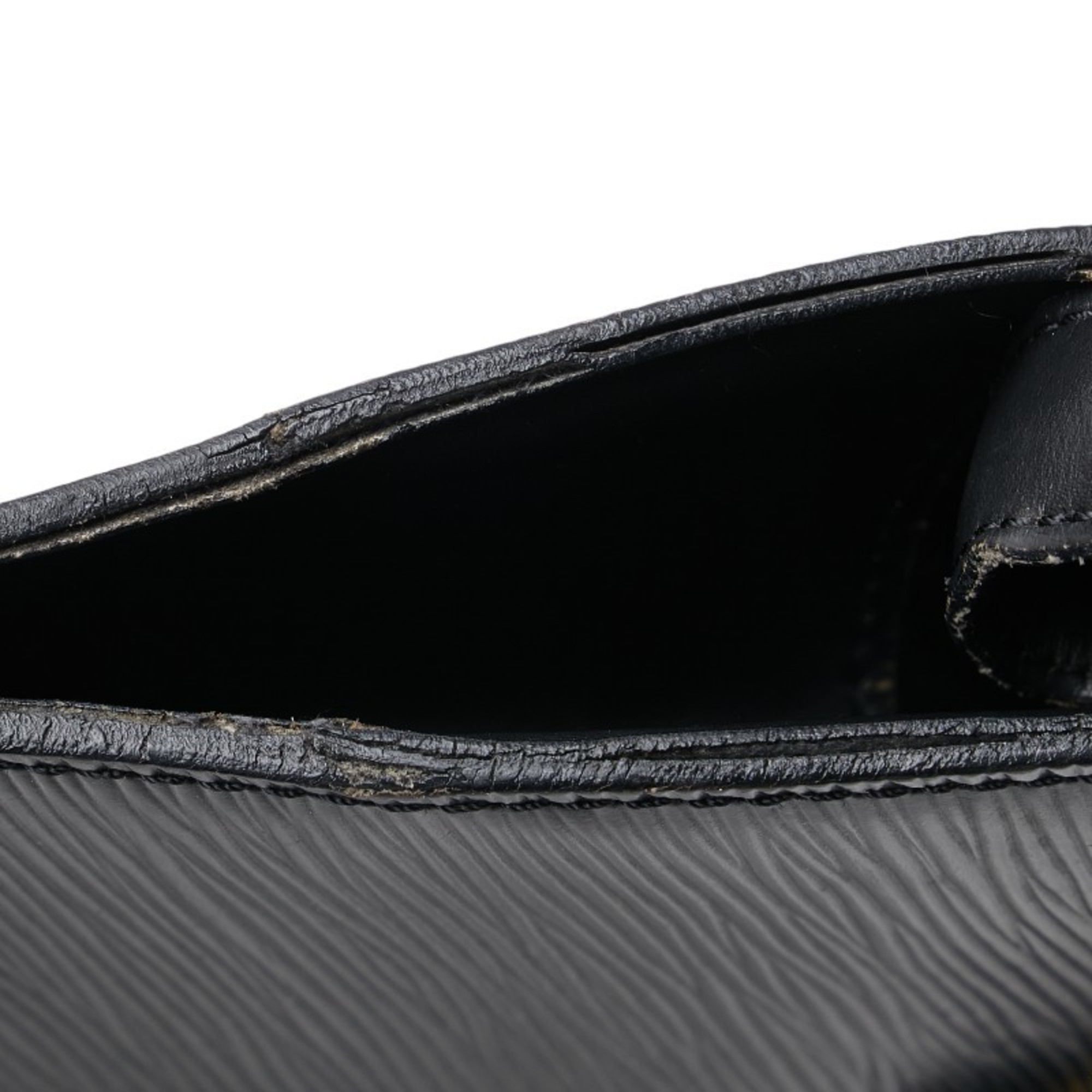 Louis Vuitton Epi Cluny Shoulder Bag M52252 Noir Black Leather Women's LOUIS VUITTON