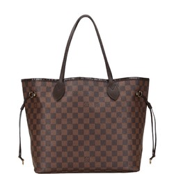 Louis Vuitton Damier Neverfull MM Tote Bag Shoulder N41358 Ebene Brown PVC Leather Women's LOUIS VUITTON