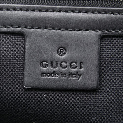 Gucci GG Supreme Sherry Line Tote Bag Shoulder 495560 Black PVC Leather Women's GUCCI