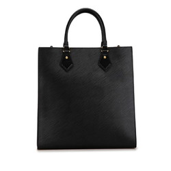Louis Vuitton Epi Sac Plat PM Tote Bag Shoulder M58658 Noir Black Leather Women's LOUIS VUITTON