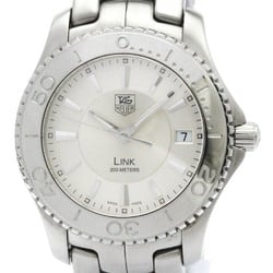 Polished TAG HEUER Link Stainless Steel Quartz Mens Watch WJ1111 BF572598