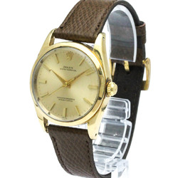 Vintage ROLEX Oyster Perpetual 1014 Gold Plated Automatic Mens Watch BF570946