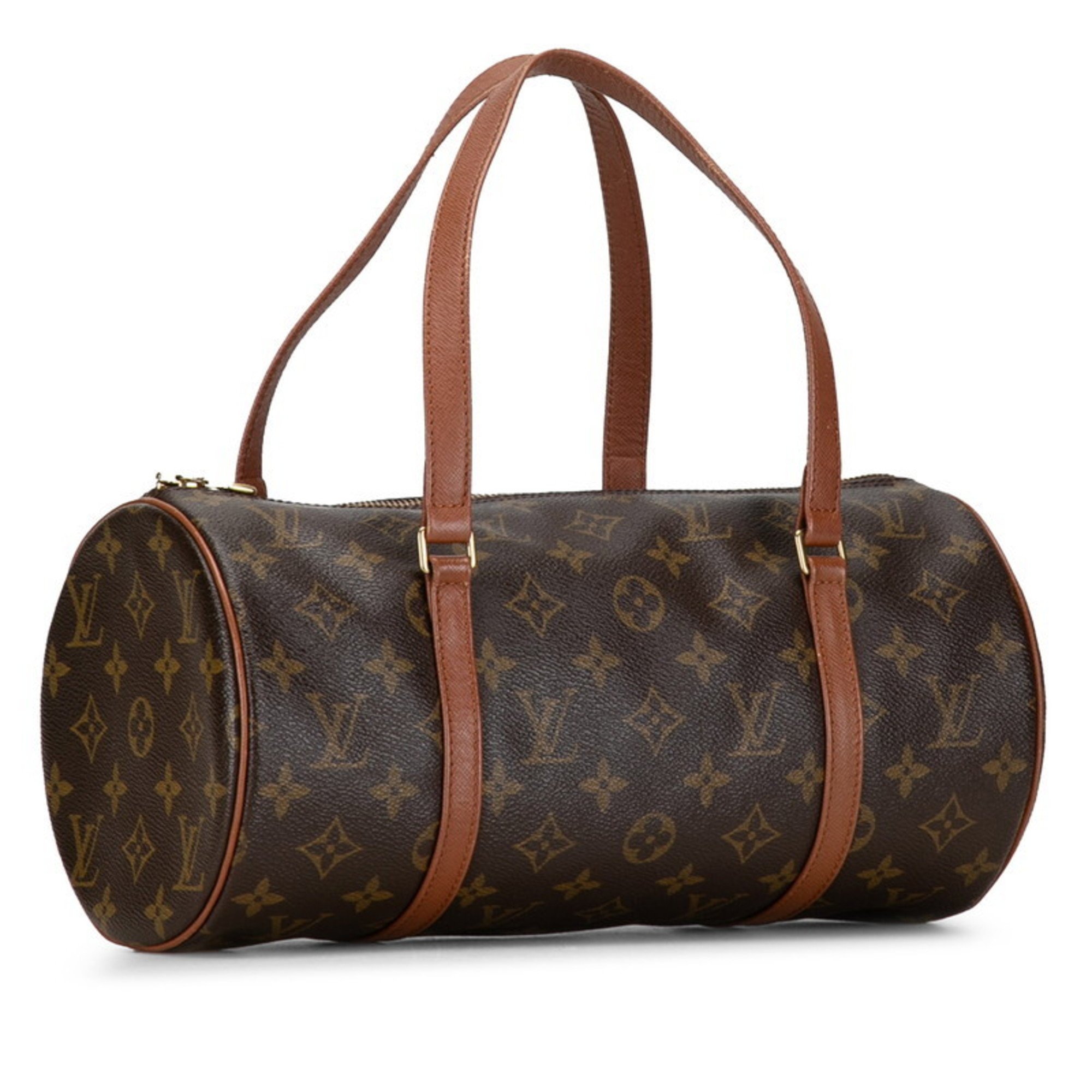 Louis Vuitton Monogram Papillon 30 (Old) Handbag M51365 Brown PVC Leather Women's LOUIS VUITTON