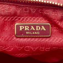 Prada Ribbon Pouch 1N1422 Pink Nylon Leather Women's PRADA