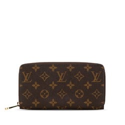 Louis Vuitton Monogram Zippy Wallet Round Long M41895 Brown PVC Women's LOUIS VUITTON