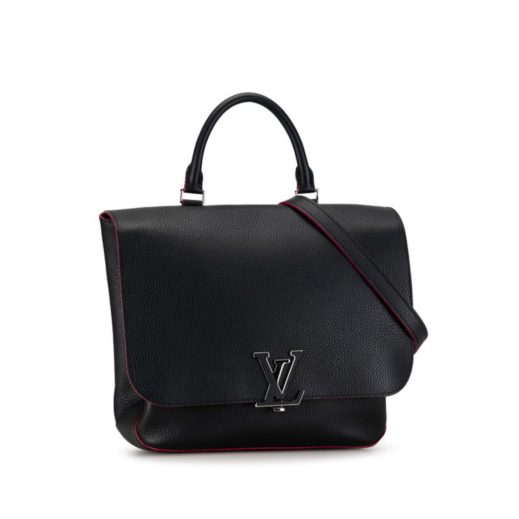 Louis Vuitton Volta LV Handbag Shoulder Bag M42285 Navy Pink Leather Women's LOUIS VUITTON