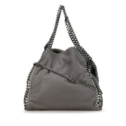 Stella McCartney Falabella Chain Shoulder Bag Handbag 371223 Grey Polyester Women's