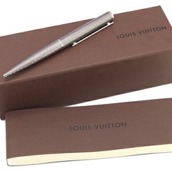 Louis Vuitton Ballpoint Pen Jet Ligne N79258 Gray Silver Men's Retractable LOUIS VUITTON