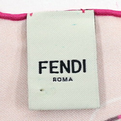 Fendi Scarf Muffler FXT103 Light Pink 100% Silk Fashion Small Bird Women's Accessories FENDI