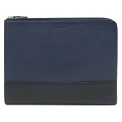 Dior Homme Clutch Bag Navy Black The L-Shaped Second Pouch Men's DIOR HOMME