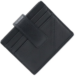 Prada Card Case 2MC049 Black Leather Pass Credit Men's Compact PRADA