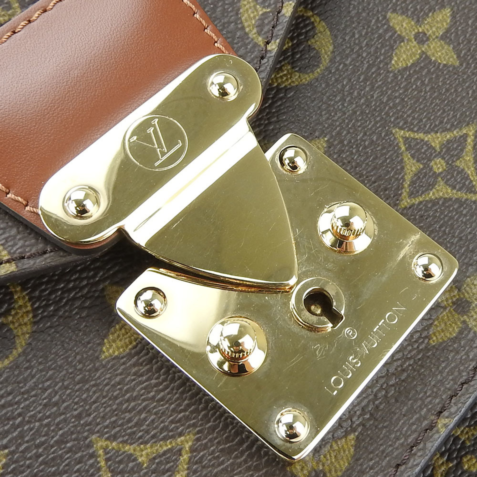 Louis Vuitton Handbag Montsouris M51185 Monogram Canvas Brown 2way Shoulder Bag for Women and Men LOUIS VUITTON