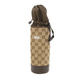 Gucci GG pattern bottle holder in beige canvas 28691