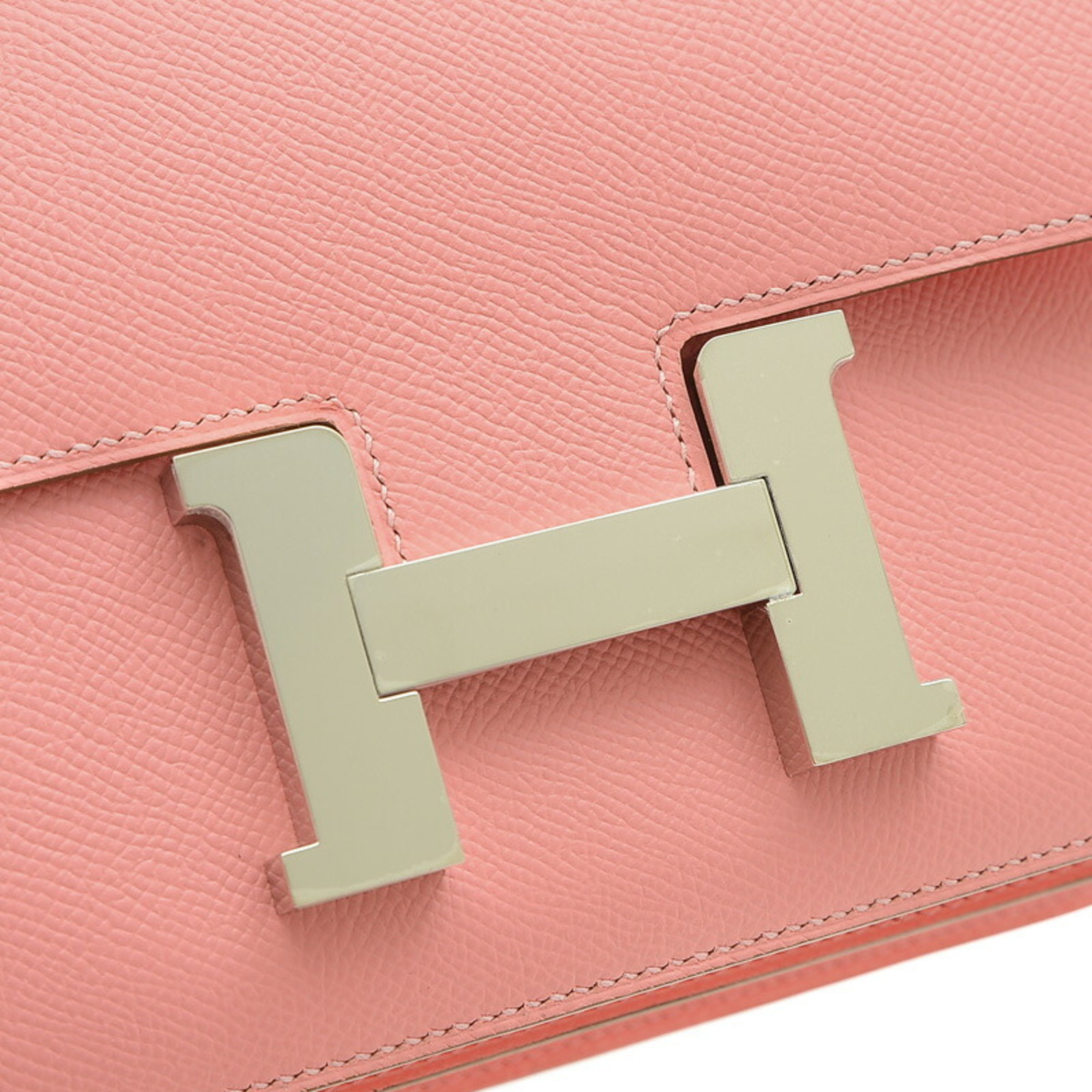 Hermes Constance 24 Shoulder Bag Epson Rose Confetti Y Stamp