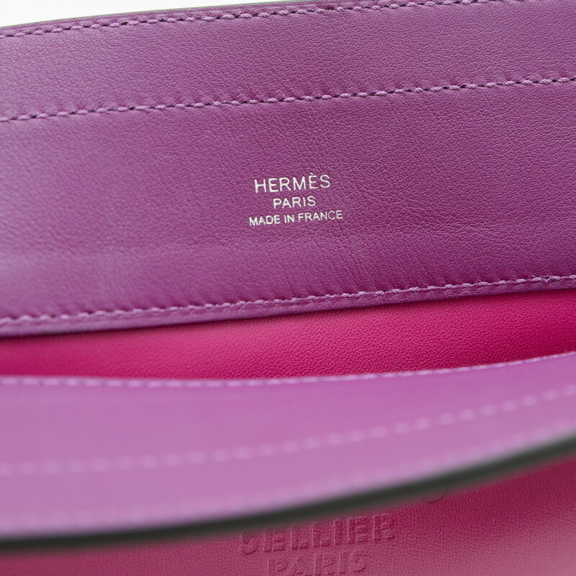 Hermes Sac Aline Handbag Swift Rose Purple Anemone U Stamp