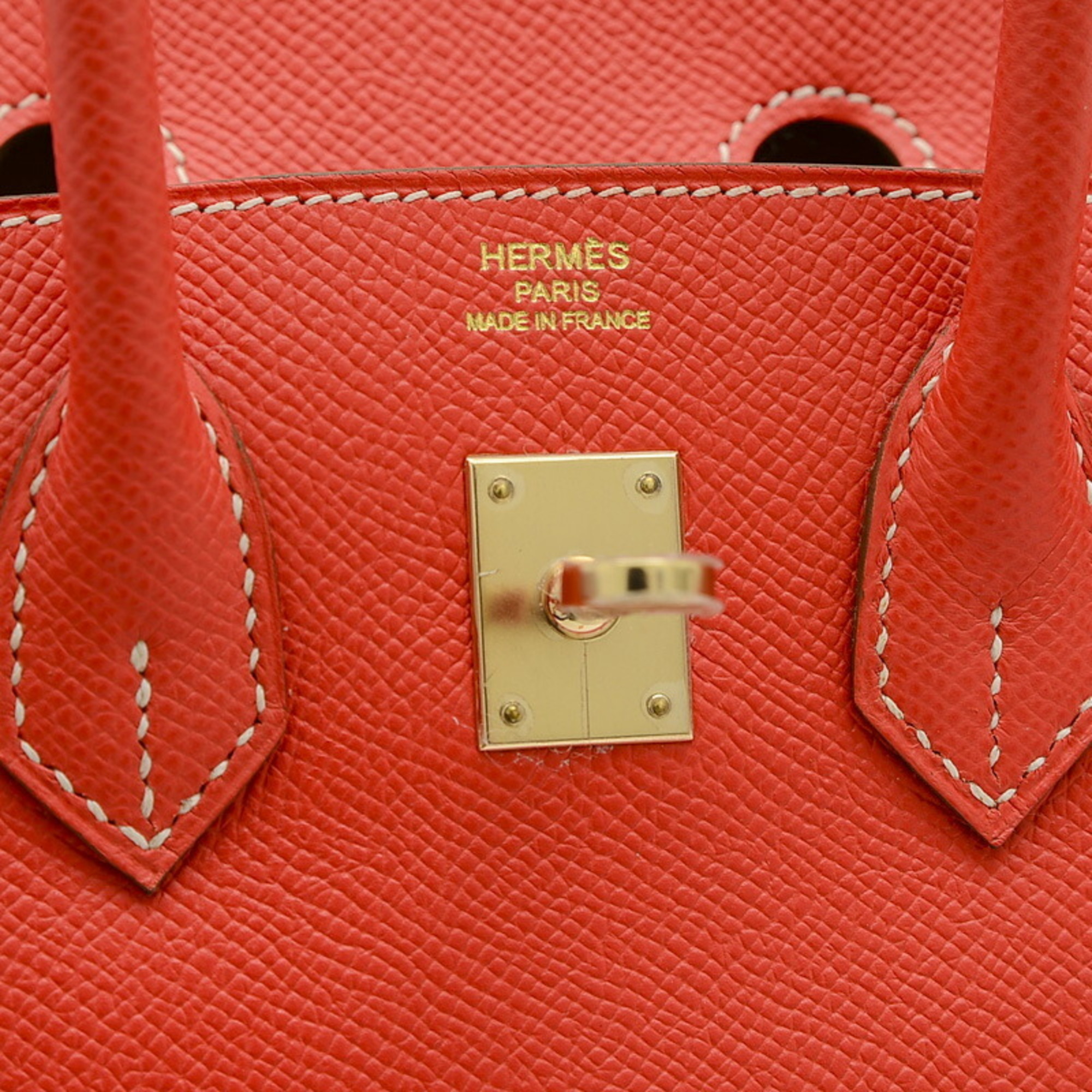 Hermes Birkin 25 Candy Handbag Rose Jaipur Gold Champagne